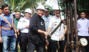 Respon Cepat Kebutuhan Masyarakat PALI, Herman Deru Groundbreaking Jembatan Air Sari dan Siapkan Pembangunan Jembatan Air Pabil. Foto : viralsumsel.com /win