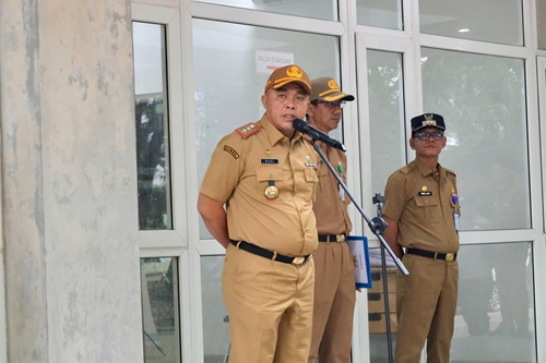 Sekda Palembang Aprizal Hasyim Minta Camat Jalankan Program Anti Mager. Foto : viralsumsel.com /nto