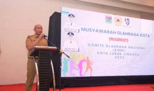 Wali Kota Lubuk Linggau Hadiri MUSORKOT KONI, Dukung Penuh Pembinaan Atlet Lokal. Foto : viralsumsel.com /win