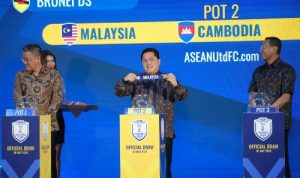 Hasil Drawing ASEAN U-23 Championship Mandiri Cup 2025. Erick Thohir: Sudah Kangen Kita Ketemu Malaysia. Foto : pssi