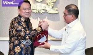 Ketua DPRD Sumsel Terima Tim PKDN Sespimti Polri ke-34 Tahun 2025. Foto : viralsumsel.com