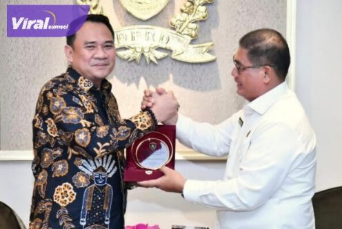 Ketua DPRD Sumsel Terima Tim PKDN Sespimti Polri ke-34 Tahun 2025. Foto : viralsumsel.com