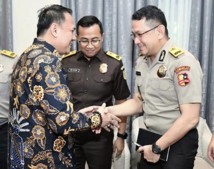 Ketua DPRD Sumsel Terima Tim PKDN Sespimti Polri ke-34 Tahun 2025. Foto :  viralsumsel.com
