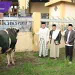 Idul Adha di Darus Said, Sekda Aprizal Ajak Masyarakat Doakan Jamaah Haji. Foto : viralsumsel.com /nto