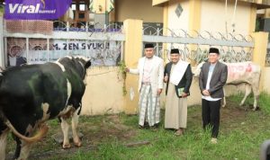 Idul Adha di Darus Said, Sekda Aprizal Ajak Masyarakat Doakan Jamaah Haji. Foto : viralsumsel.com /nto
