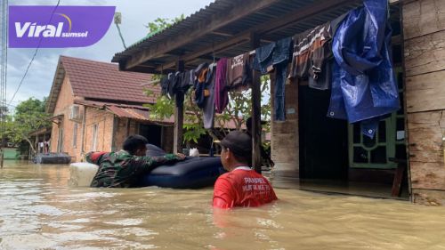 Banjir Bayung Lencir: 99 KK Terendam, Pemerintah Turun Tangan Langsung!. Foto : viralsumsel.com /win