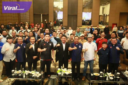 Hadiri Launching Klub Sepak Bola Sumsel United, Gubernur Herman Deru : Harapan Baru Sepak Bola Sumatera Selatan. Foto : viralsumsel.com /win Hadiri Launching Klub Sepak Bola Sumsel United, Gubernur Herman Deru : Harapan Baru Sepak Bola Sumatera Selatan. Foto : viralsumsel.com /win