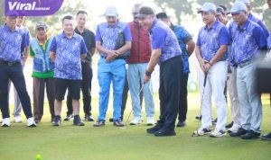 Gubernur Herman Deru Apresiasi Turnamen Golf HUT Palembang, Dorong Kolaborasi Olahraga dan Wisata. Foto : viralsumsel.com