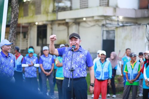 Gubernur Herman Deru Apresiasi Turnamen Golf HUT Palembang, Dorong Kolaborasi Olahraga dan Wisata. Foto : viralsumsel.com