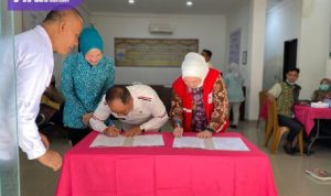 Donor Darah di IT II Sasar 160 Kantong, TP PKK Palembang Dorong Gerakan Kemanusiaan Berkelanjutan. Foto : viralsumsel.com /win