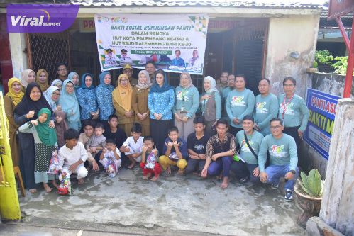 Kunjungan ke Panti Asuhan Bakti Mulia, Putri Azizah Berikan Paket Sembako