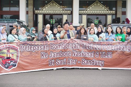 Sumsel Gaungkan Pariwisata Lewat Komunitas Otomotif, Gubernur Herman Deru Lepas TLCI ke Jambore Nasional. Foto : viralsumsel.com /win