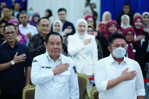 Gubernur Herman Deru Apresiasi RSUD Siti Fatimah Luncurkan Layanan Baru di Usia ke-7. Foto : viralsumsel.com /win