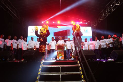 Festival Kitek Nia 2025 dan Launching Porprov, Wagub Cik Ujang: Kuliner dan Olahraga Satukan Masyarakat Sumsel . Foto : viralsumsel.com /win