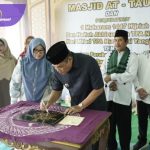 Bupati Muba Toha Resmikan Masjid At-Tauhid dan Peringati 1 Muharram serta Milad ke-16 TPA Nurul Ilmi Desa Sungai Angit