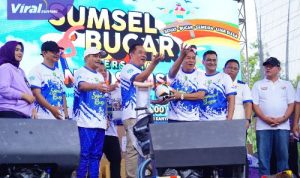 Bupati H M Toha Bersama Wabup Muba Rohman Launching Sosialisasi Kormi Goes To School
