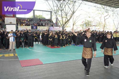 Bupati Toha Resmi Buka Kejuaraan Pencak Silat Bupati Cup III Muba 2025