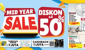 Mitra10 Luncurkan Mid Year Sale, Bahan Bangunan & Perlengkapan Rumah Super Hemat!. Foto : viralsumsel.com