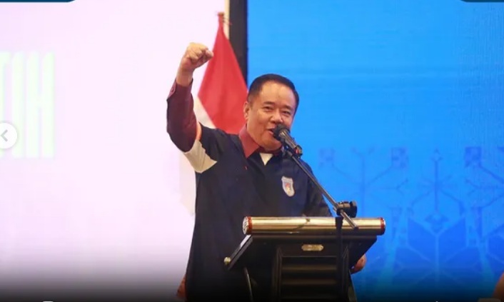 Presiden Sumsel United Harap Klub Jadi Pemantik Semangat Sepak Bola Lokal. Foto : viralsumsel.com /ril