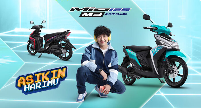 Sang Skutik Legendaris Yamaha Mio Hadir Kembali Dengan Pilihan Warna Baru yang Kekinian dan Sporty. Foto : viralsumsel.com
