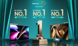 Hisense Rajai Dunia TV Premium! Siapa Sangka TV 100 Inci Laris Manis di Tahun 2025? Foto : viralsumsel.com /PRN