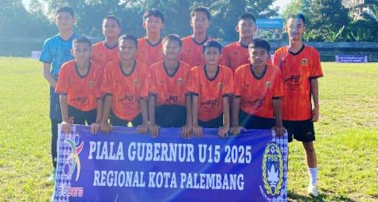 Bhayangkara Sriwijaya U-15 Hujani Gol di Laga Perdana Piala Gubernur Sumsel. Foto : viralsumsel.com /asa