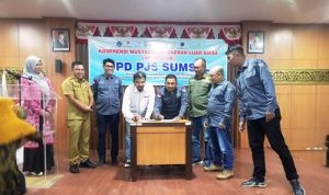 Terobosan Bersejarah! HIMPERRA Sumsel dan PJS Sumsel Teken MoU, Jurnalis Siber Kini Bisa Akses Rumah Subsidi. Foto : viralsumsel.com /ril