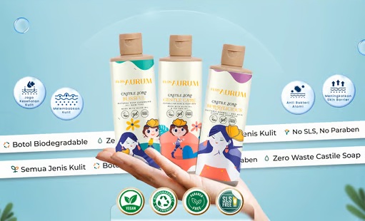 Flos Aurum Hadirkan Sabun Vegan Alami: Solusi Lembut untuk Kulit dan Lingkungan. Foto : viralsumsel.com /vritimes