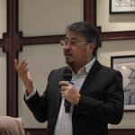 CEO Pertamina NRE John Anis dalam Acara Media Briefing Kemitraan Strategis dengan LONGi. Foto: viralsumsel.com