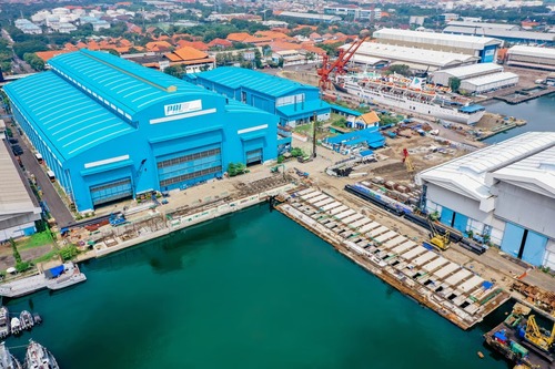 PTPP Wujudkan Kemandirian Industri Pertahanan Lewat Proyek Strategis Dermaga Shiplift Kapal Selam Pertama di Indonesia. Foto : viralsumsel.com