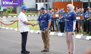 Sekda Edward Candra Lepas 292 ASN Pemprov Sumsel untuk Berlaga di Porprov Korpri 2025