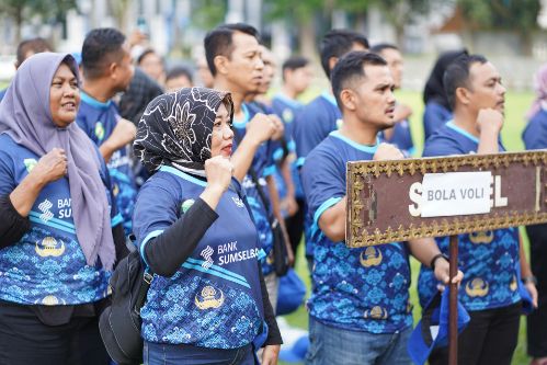 Sekda Edward Candra Lepas 292 ASN Pemprov Sumsel untuk Berlaga di Porprov Korpri 2025