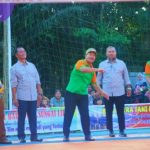 Rohman Resmikan Turnamen Bola Voli Koin Cup 2025 di Sungai Lilin