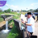 Temukan Irigasi Putus di OKU Timur, Gubernur Herman Deru Tindak Cepat Video Call Kepala BBWS Sumatera VIII