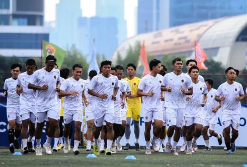Para pemain Sriwijaya FC berlatih dalam TC di Jakarta, Selasa, 15 Juli 2025. Foto : viralsumsel.com /sfc
