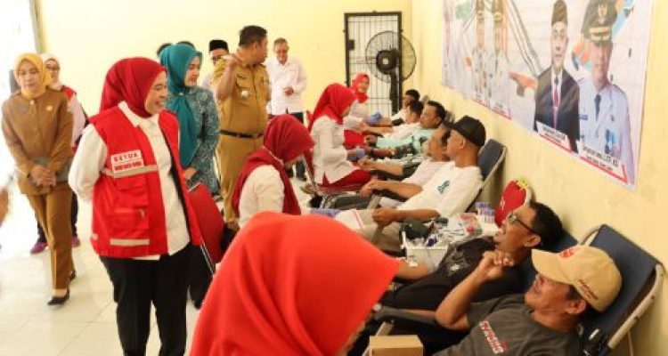 PMI Palembang Gandeng Kecamatan AAL, Target 100 Kantong Darah dan Layanan Kesehatan Gratis
