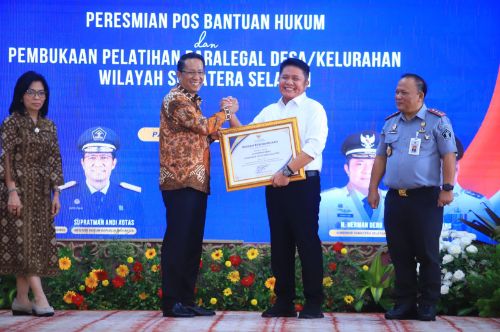 Sumsel Ukir Sejarah, Jadi Provinsi Pertama Miliki Posbankum di Seluruh Desa dan Kelurahan