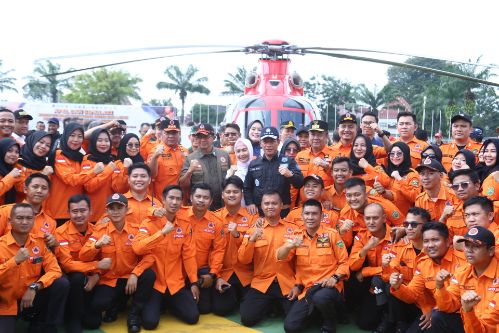 Pimpin Apel dan Simulasi Penanggulangan Karhutla, Menteri LH RI Puji Upaya Pemprov Sumsel Tekan Karhutla 2025