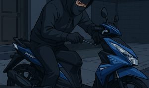 Aksi Pencurian Motor Kembali Terjadi di Talang Kelapa, Warga RT 086 Dihimbau Tingkatkan Kewaspadaan