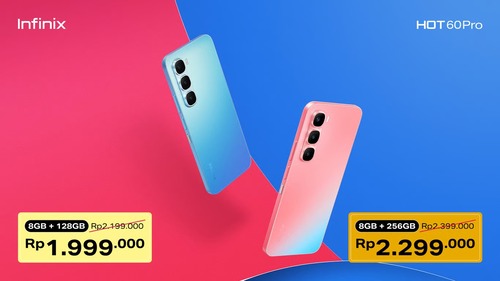 Infinix HOT 60 Pro Resmi Diluncurkan dengan Fitur Canggih dan Harga Terjangkau. Foto : viralsumsel.com