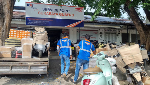 KAI Logistik Cetak Rekor Angkutan Retail. Foto : viralsumsel.com