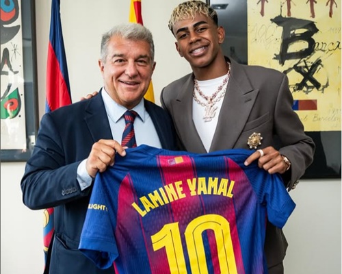 Lamine Yamal Resmi Warisi Nomor 10 di Barcelona, Ikuti Jejak Messi, Ronaldinho Hingga Maradona