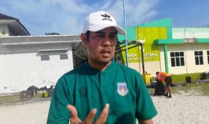 Sumsel United Asah Fisik di Pasir Jakabaring, Nil Maizar Siapkan Skuad Tahan Banting. Foto : viralsumsel.com /sufc