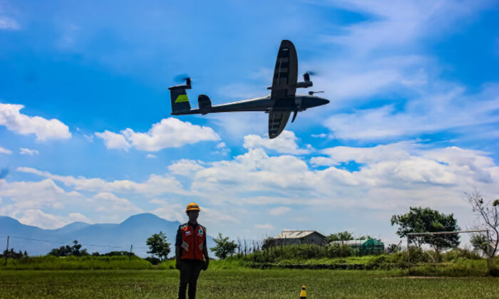Terra Drone Indonesia Dukung PTSL di Kabupaten Nagan Raya Lewat Pemetaan Udara Berbasis Drone. Foto : viralsumsel.com