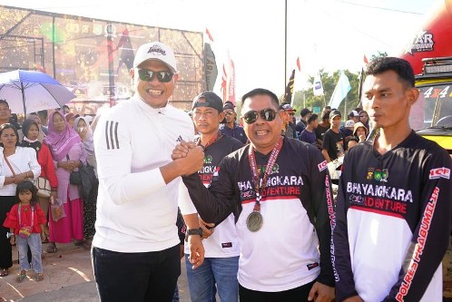 Wakil Wali Kota Prabumulih Hadiri Penutupan Adventure Off-Road HUT Bhayangkara ke-79