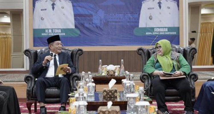 Bupati Muba H M Toha Terima Kedatangan Komisi I DPRD Provinsi Sumatera Selatan