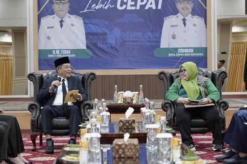 Bupati Muba H M Toha Terima Kedatangan Komisi I DPRD Provinsi Sumatera Selatan