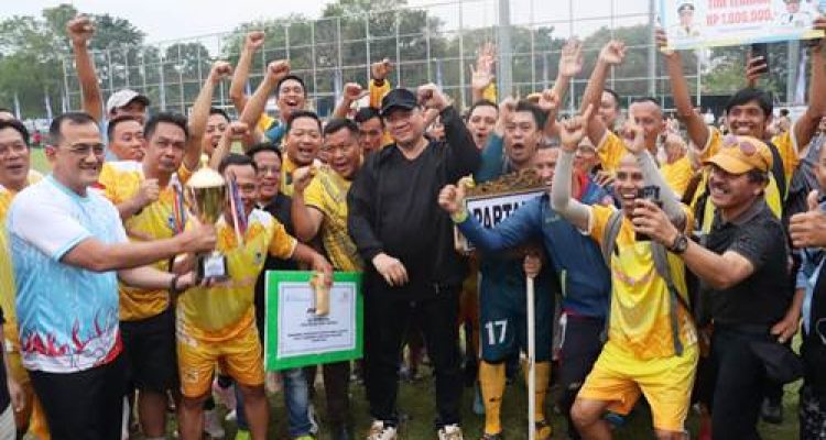 Beringin Jaya FC (Golkar Sumsel) Juara Turnamen Sepak Bola Antar Parpol Piala Gubernur Sumsel 2025