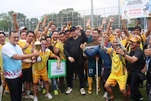 Beringin Jaya FC (Golkar Sumsel) Juara Turnamen Sepak Bola Antar Parpol Piala Gubernur Sumsel 2025
