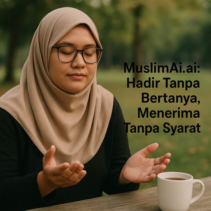 MuslimAi.ai: Hadir Tanpa Bertanya, Menerima Tanpa Syarat. Foto: viralsumsel.com